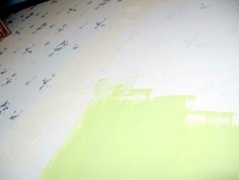 Counter Tops Painted Painting On Wallpaper Taping And Bedding Seams
