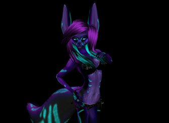 Purple Rave Furry Imvu By Hexnut1