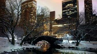 New York City Winter Wallpaper