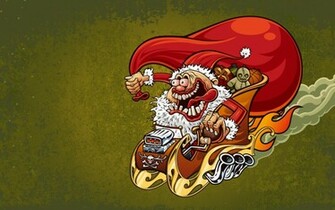 Crazy Santa Wallpaper Pictures