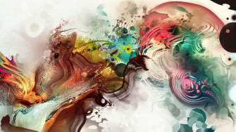 Vibrant Abstract Colors Wallpaper