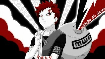 The Naruto Anime Wallpaper Titled Sabaku No Gaara