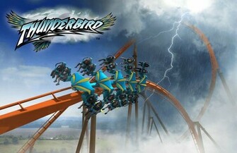 Holiday World Thunderbird Roller Coaster Wallpaper Click Picture For
