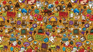 Sticker Bomb Wallpaper HD