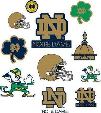 Wallcovering Notre Dame Fighting Irish Logo Fathead Jr Search Results