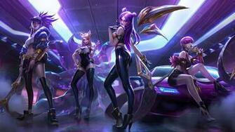 K Da Akali Ahri Kai Sa Evelynn 8k Ultra HD Wallpaper