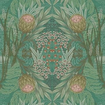 Secret Garden Wallpaper From Sand Sushi Hand Drawn