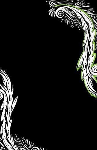 Flyer Background Peacock
