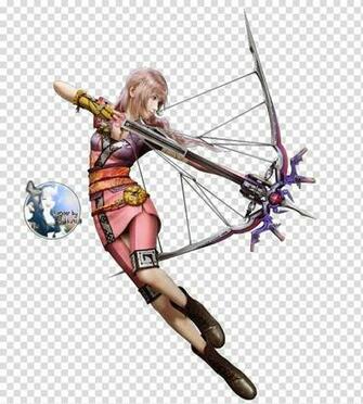 Serah Ffxiii Render Woman Archer Illustration Transparent