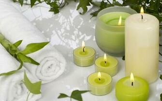 Beauty Candle Flower Wallpaper Red Roses