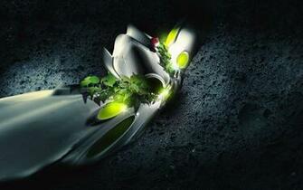 Abstract Leaves Wallpaper