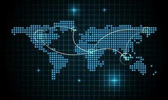 Digital World Map Background Illustrator Tutorials Tips
