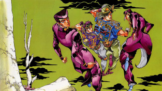 Jotaro Kujo Widescreen Artwork Kakw7u1ffaehr5la Wallpaper