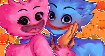 Huggy Wuggy Background Wallpaper