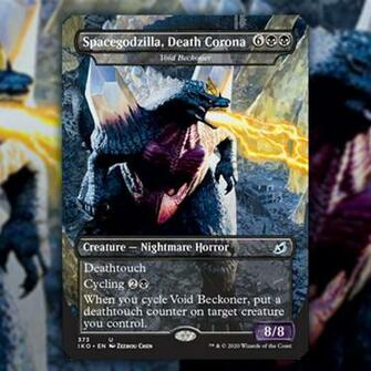 Magic The Gathering Releases Spacegodzilla Death Corona In Next