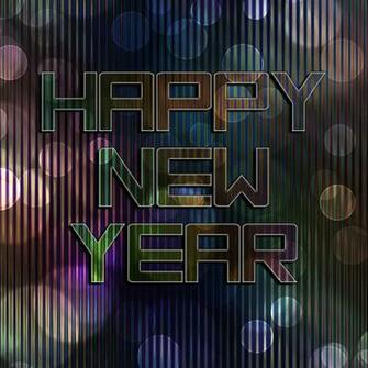 Happy New Year iPad Wallpaper