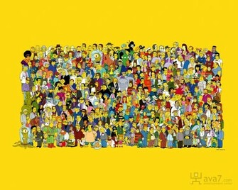 Simpsons Characters Wallpaper Kb