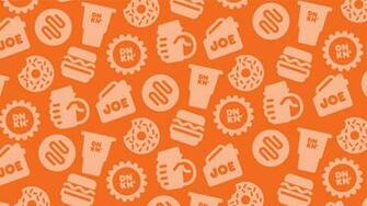 Dunkin Background For Your Virtual Coffee Break