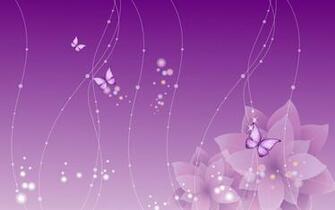 Purple Flowers Background Wallpaper