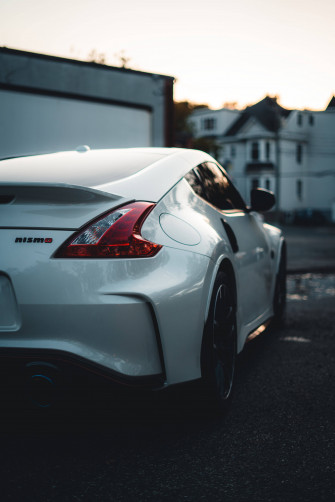 Look At The Sleek And Stylish Design Of Nissan 370z Wallpaper