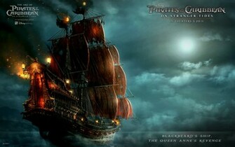 Ship In Pirates Of The Caribbean Wallpaper HD