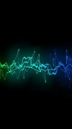 Pics Photos Sound Wave iPhone Wallpaper 3g