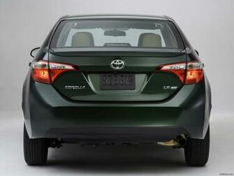 Toyota Corolla Le Eco Rear HD Wallpaper