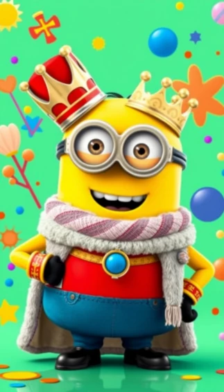 King Bob Minion Wallpaper