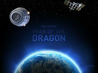 Spacex Year Of The Dragon Space Wallpaper