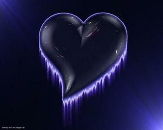 Computer Wallpaper Cold Heart Blue Flames