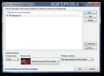 John S Background Switcher The Main Window Of Software Can Be