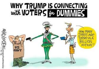 Cartoon Of The Day Trump For Dummies Common Sense Evaluation