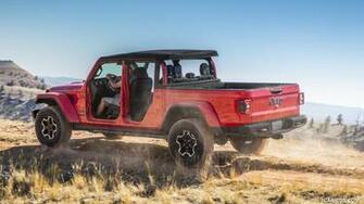 Jeep Gladiator Rubicon Rear Three Quarter HD Wallpaper