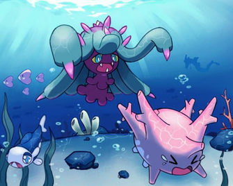 Corsola And Mareanie By Chunphan Pokemon New
