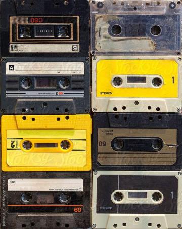 Cassette Tape Background By Jelena Jojic Tomic Music