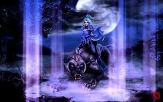 Luna Dota Wallpaper The Moon Rider Art