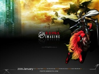 Shin Megami Tensei Imagine Q1 Calendar Wallpaper Mmorpg Photo News