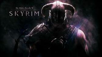Wallpaper The Elder Scrolls Skyrim Warrior Helmet