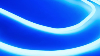 Neon Blue Background Wallpaper