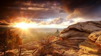 Desert Sunrise Wallpaper