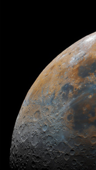 Wallpaper Moon Planet 4k Space