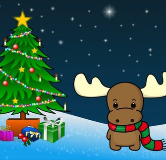 Christmas Reindeer Wallpaper High Definition
