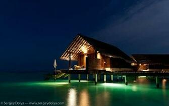 Home Widescreen Around The World Maldives Night