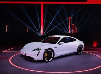 Porsche Taycan Turbo S Front Three Quarter Wallpaper