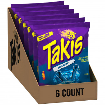 Amazon Takis Blue Heat Rolled Spicy Tortilla Chips Hot Chili