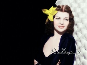Rita Hayworth Wallpaper Posters Print