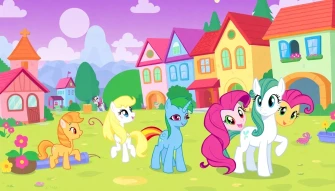 Mlp Background Ponies Wallpaper