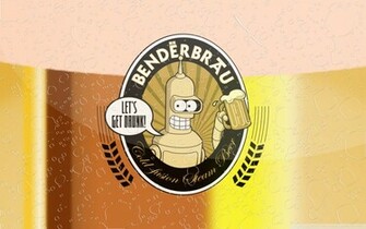 Futurama Bender Wallpaper Abstract