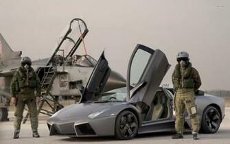 Lamborghini Reventon And Pilots Wallpaper Car