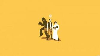 Funny Han Leia Chewie Wallpaper Star Wars